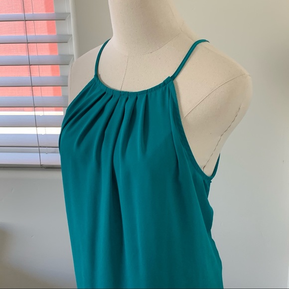 Teal halter top | Lush | size large - Picture 4 of 4